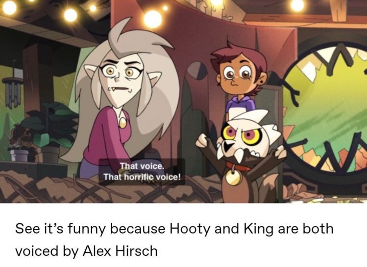 King and Hooty voices! - The Owl House - TOC Penstagram